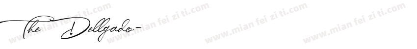 The Dellgado字体转换